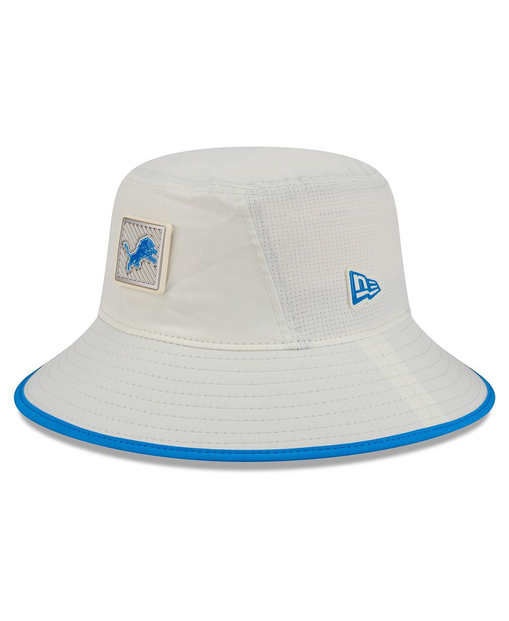 Мужская регулируемая кепка New Era Detroit Lions 2026 NFL Training Camp Sport Bucket Cream