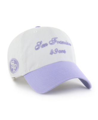 Женская регулируемая кепка '47 Brand San Francisco 49ers Gelato Two-Tone Clean Up, белая