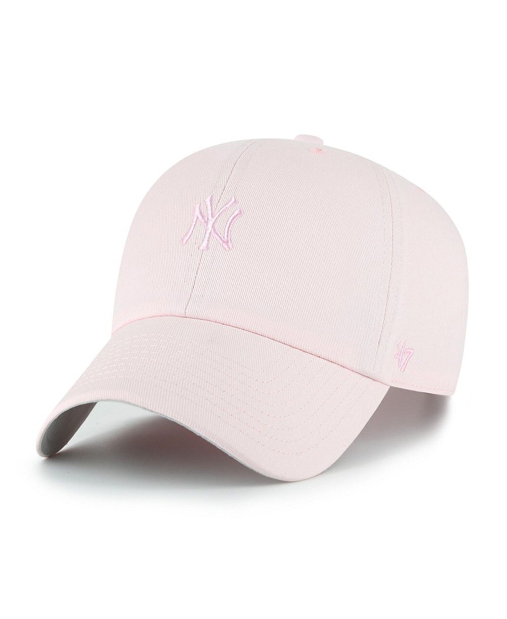 Мужская и женская кепка '47 Brand Light Pink New York Yankees Pastel Clean Up Adjustable