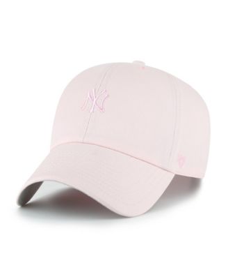 Мужская и женская кепка '47 Brand Light Pink New York Yankees Pastel Clean Up Adjustable