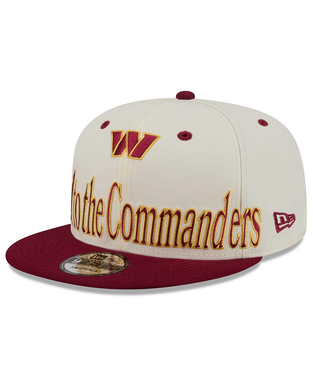 New Era Мужская кепка 9FIFTY Snapback Washington Commanders Oversized, кремовый