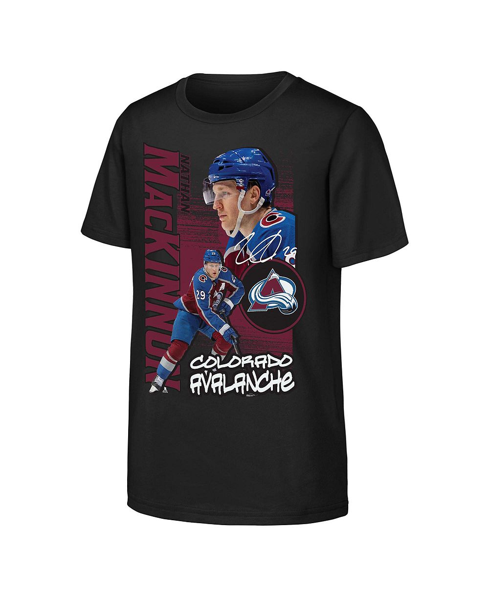 Детская футболка Outerstuff Nathan MacKinnon Colorado Avalanche Playmaker