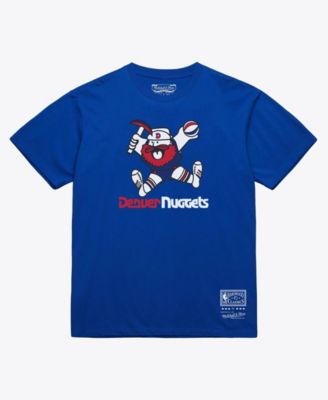 Mitchell & Ness Men's and Women's Royal Denver Nuggets Hardwood Classics Arch T-Shirt