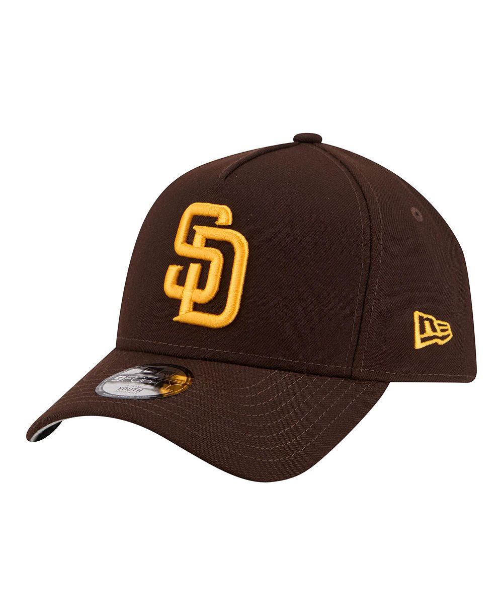Детская кепка New Era Big Boys and Girls Brown San Diego Padres 9FORTY A-Frame Adjustable
