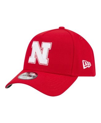 Регулируемая кепка New Era 9FORTY A-Frame для мальчиков и девочек, Nebraska Huskers, алая