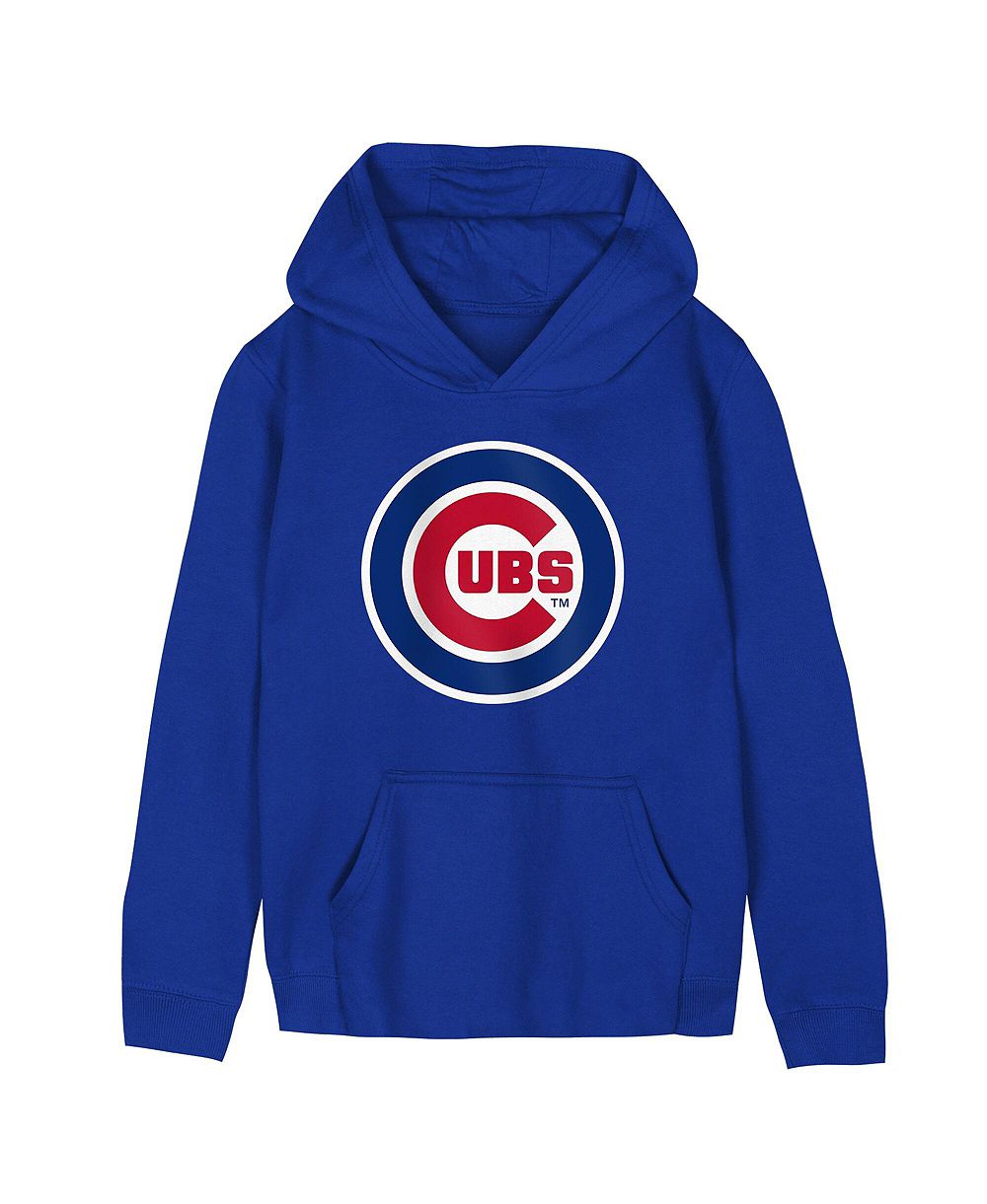 Детское флисовое худи Outerstuff Royal Chicago Cubs Primary Logo