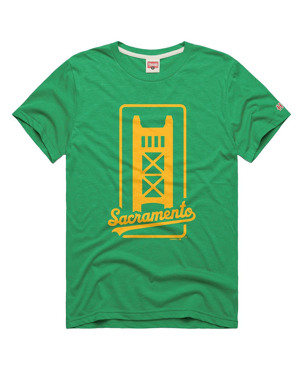 Homage Мужская футболка Green Athletics Tri-Blend Hyperlocal