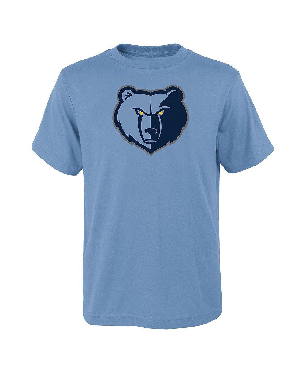 Outerstuff Big Boys and Girls Light Blue Memphis Grizzlies Primary Logo T-Shirt