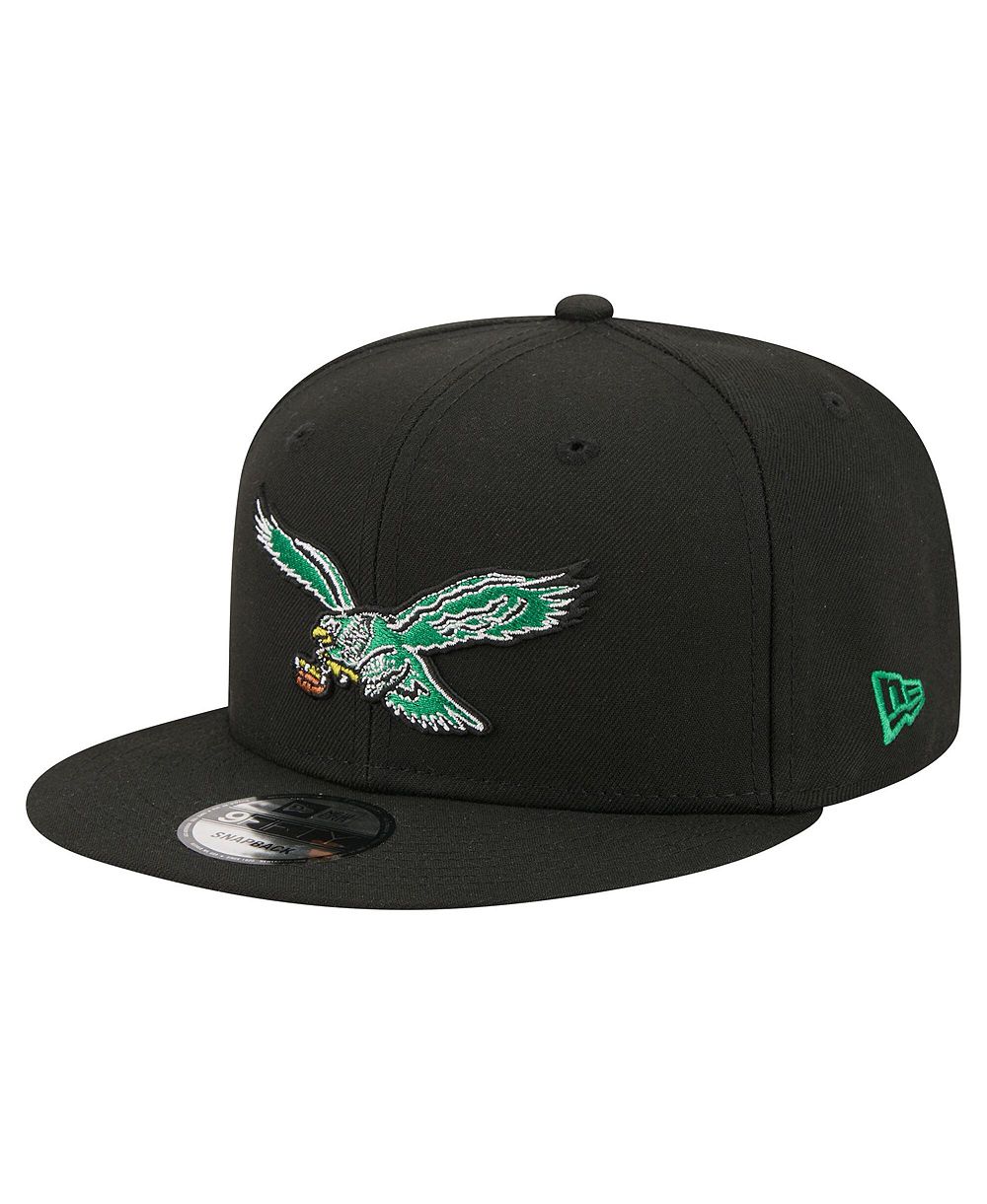 New Era Men's кепка Snapback Philadelphia Eagles, черная