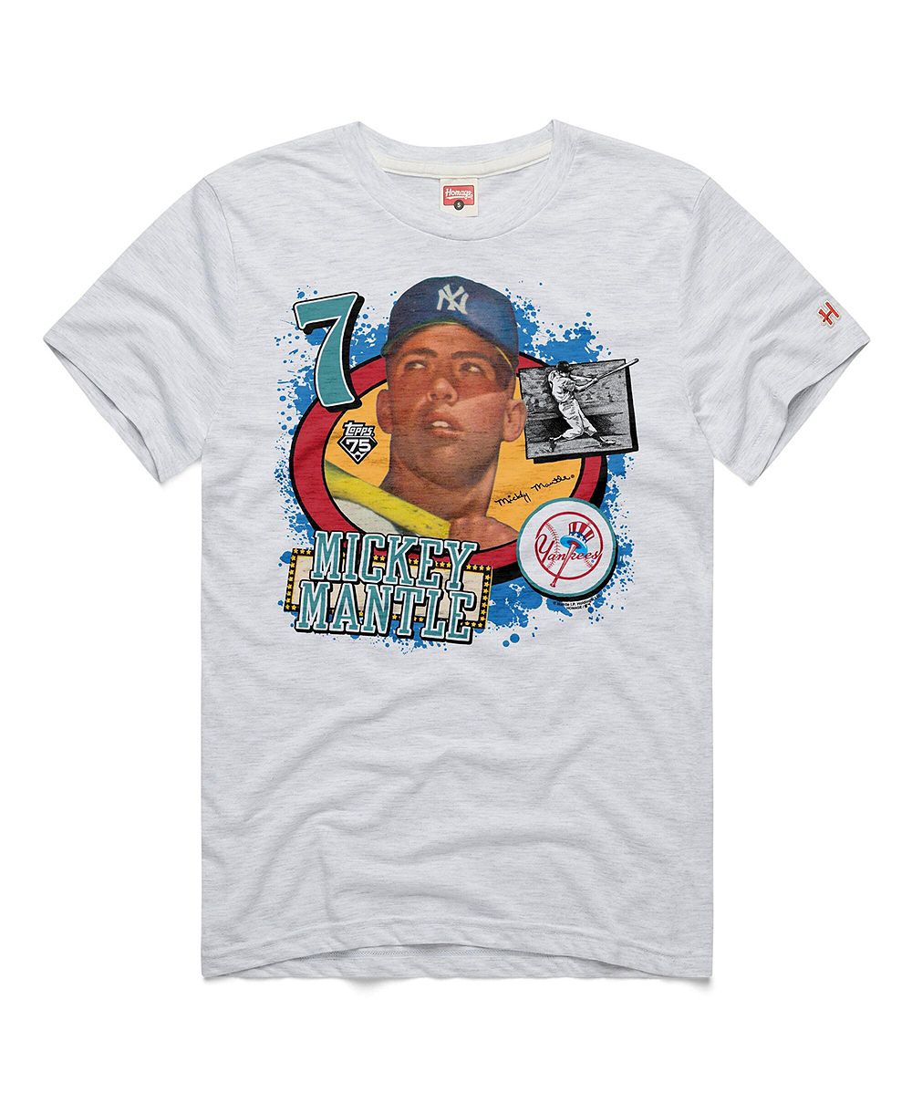 Мужская футболка Homage Ash New York Yankees Topps 75 Remix Graphic