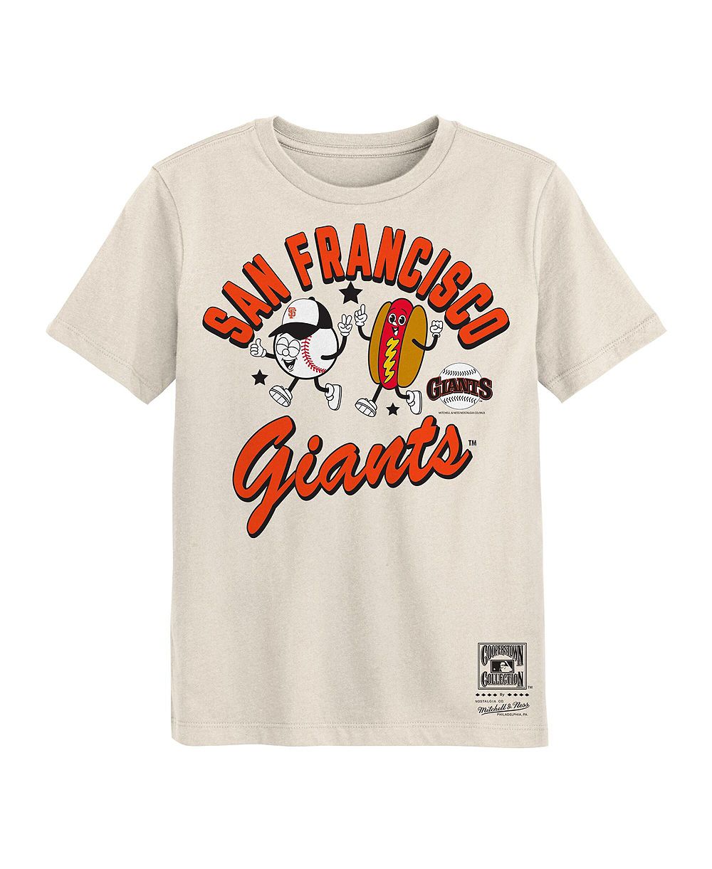 Детская футболка Mitchell & Ness San Francisco Giants Snack Natural