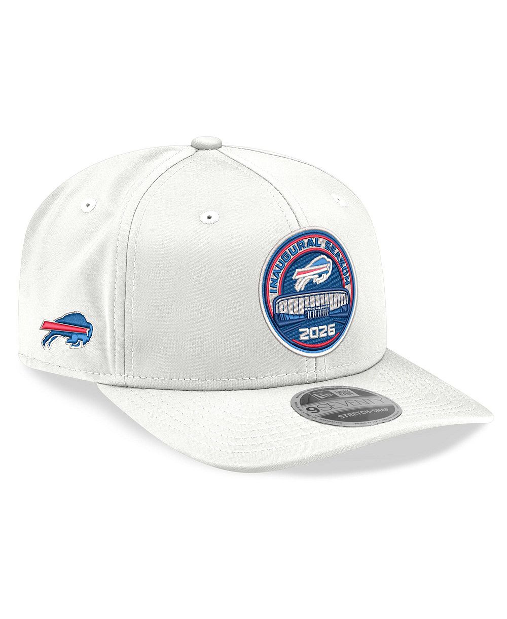 New Era Men's White Buffalo Bills Highmark Stadium Inaugural Season 9SEVENTY Adjustable Hat