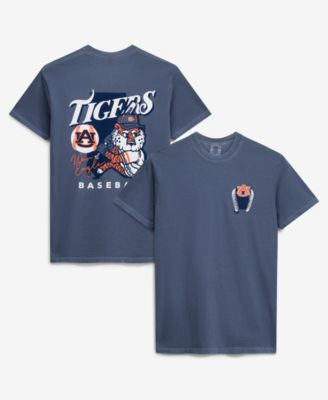 Мужская футболка Image One Navy Auburn Tigers Drawn Mascot Baseball