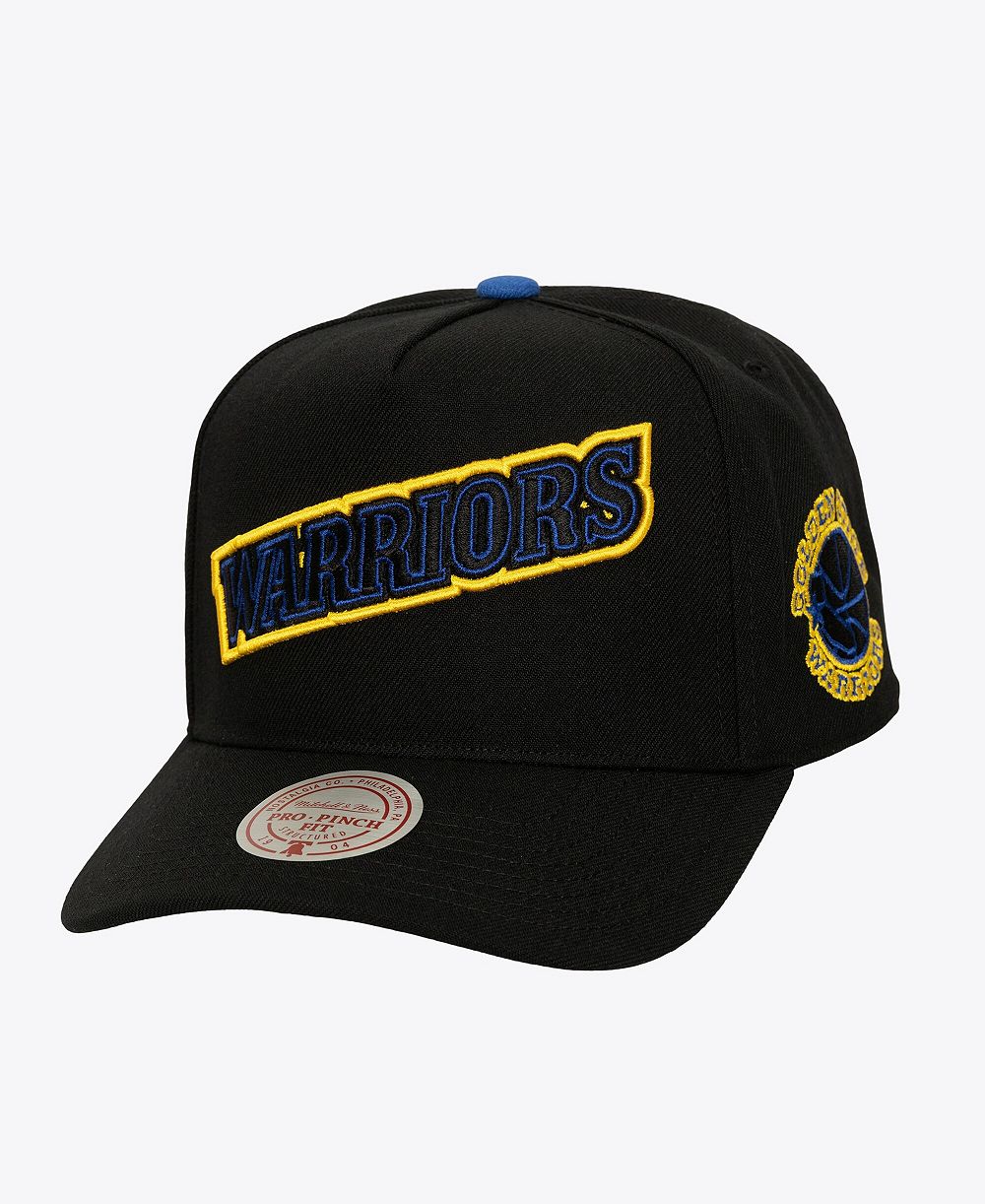 Мужская кепка Mitchell & Ness Golden State Warriors Class Act Pro Snapback, черная