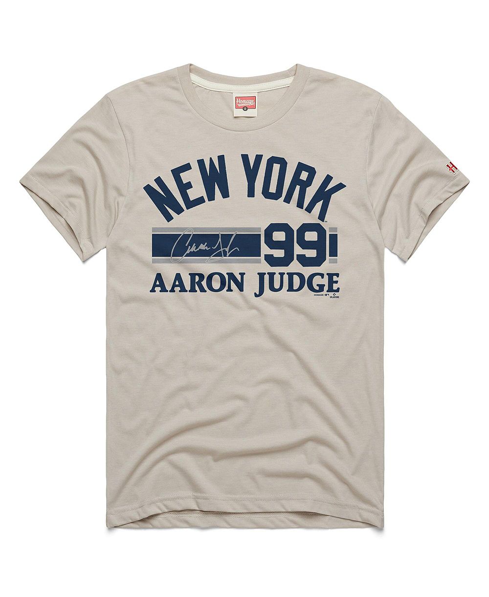 Мужская футболка Homage Stone New York Yankees Signature Name & Number Tri-Blend