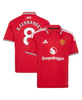 Детская джерси adidas Red Manchester United 2026/27 Home Replica Bruno Fernandes