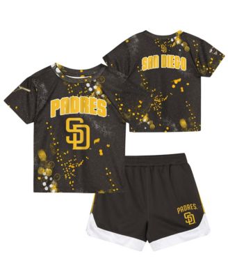 Outerstuff детский комплект из 2 футболок и шорт San Diego Padres Brown