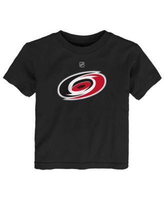 Детская футболка Outerstuff Black Carolina Hurricanes с основным логотипом