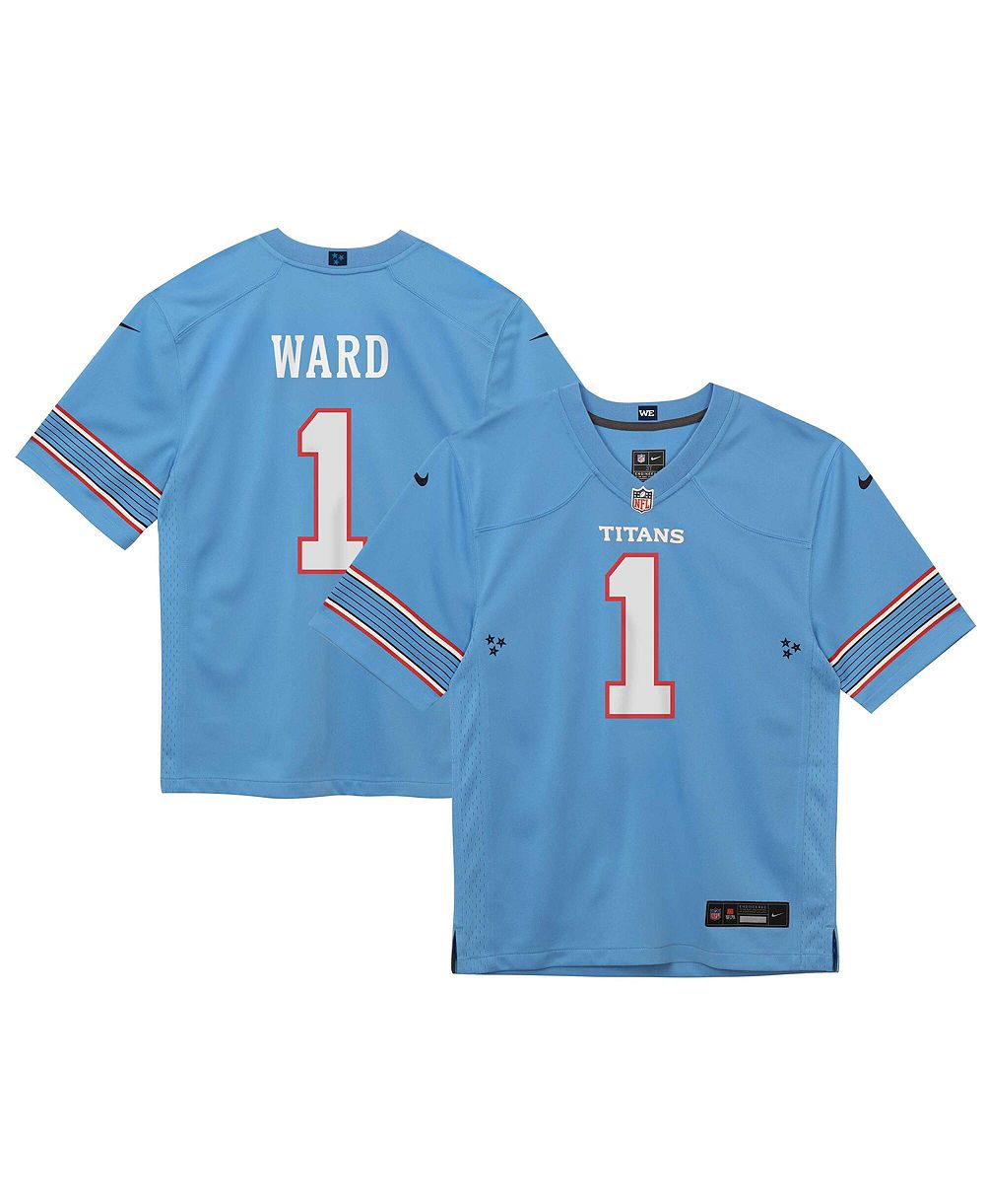 Nike детский голубая джерси Cameron Ward Tennessee Titans Team Game