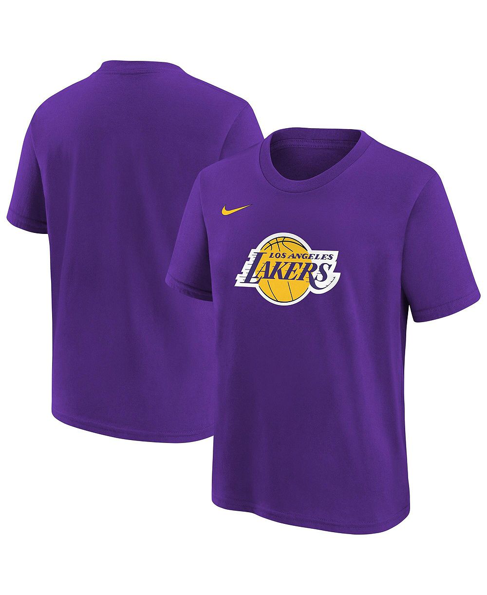 Nike футболка с логотипом Los Angeles Lakers для мальчиков и девочек, фиолетовая