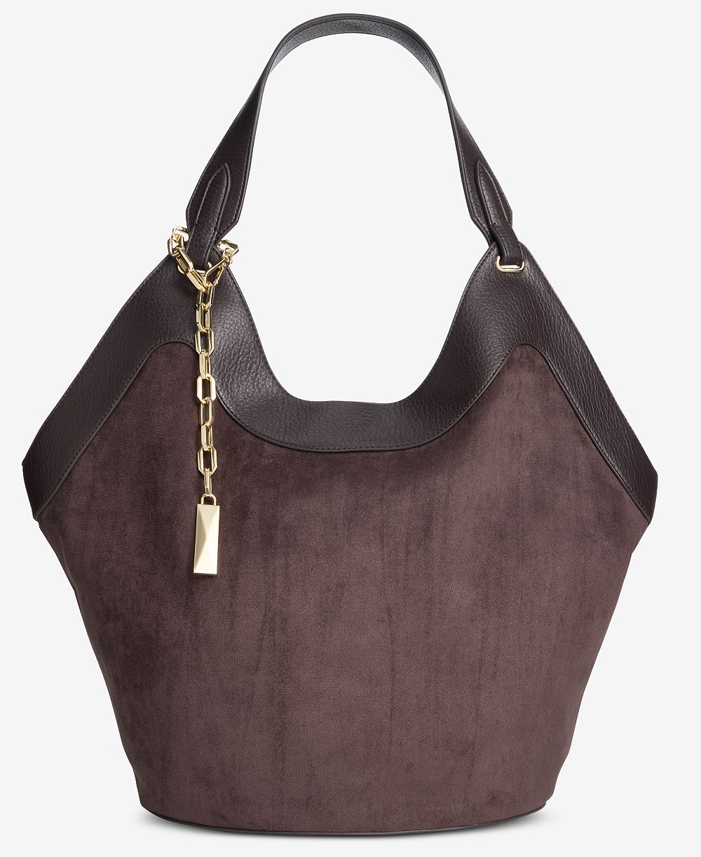 I.N.C. International Concepts Gihsell Suede Tote, Exclusively at Macy's