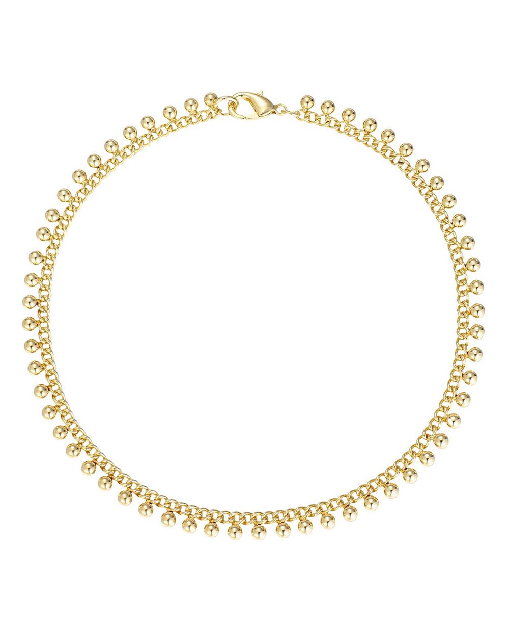ADORNIA Gold Jingle Bells Anklet