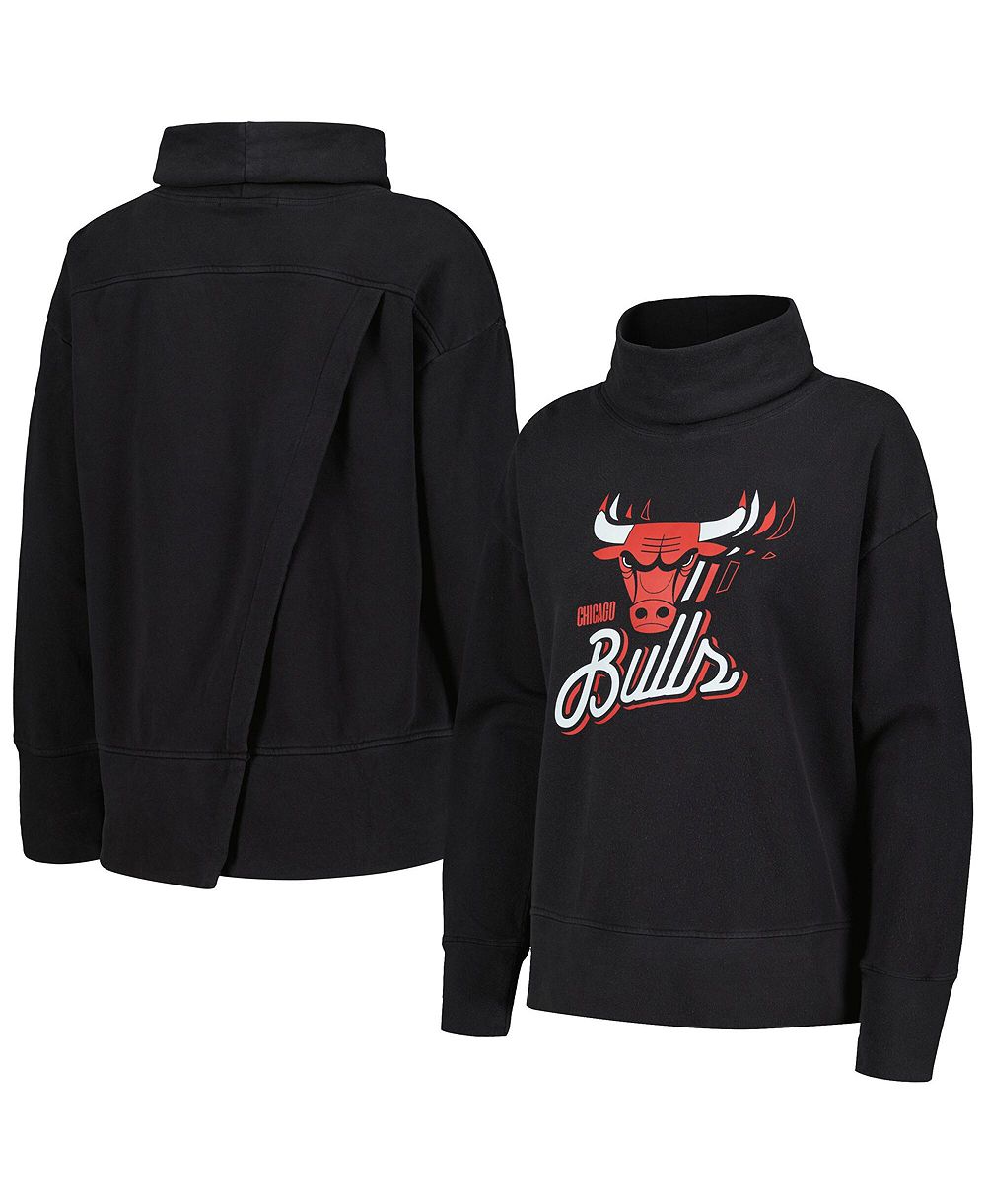 Женское худи LevelWear Chicago Bulls Sunset Pullover Black