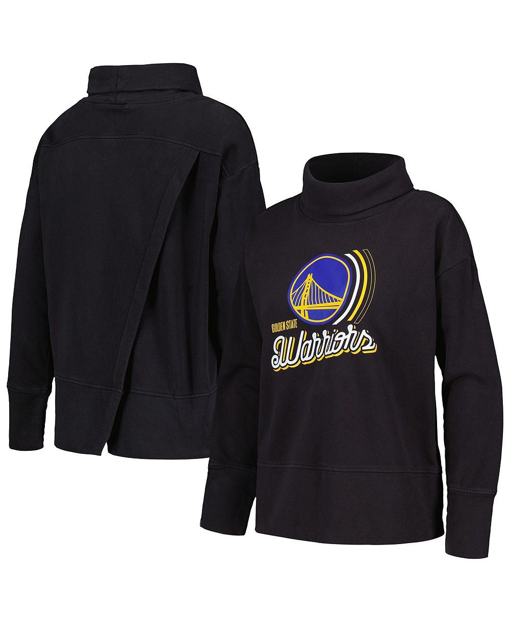 Женская толстовка LevelWear Black Golden State Warriors Sunset