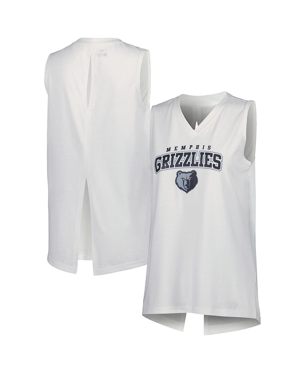 Женский топ LevelWear White Memphis Grizzlies Paisley Peekaboo
