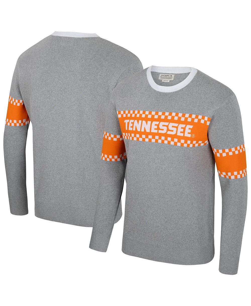 Uscape Apparel Мужской и женский серый вязаный джемпер Tennessee Volunteers