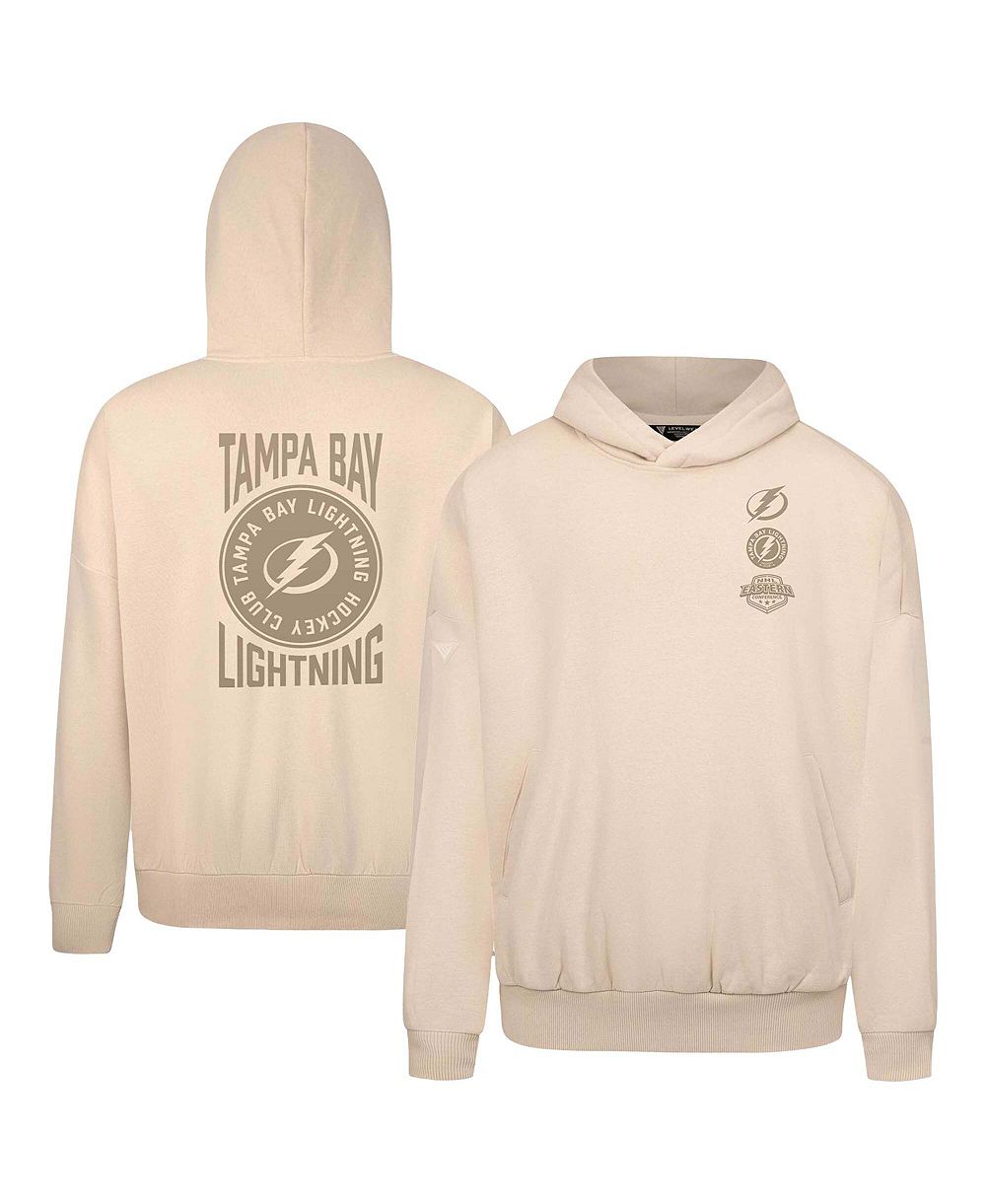 Мужское худи LevelWear Cream Tampa Bay Lightning Contact Stamp