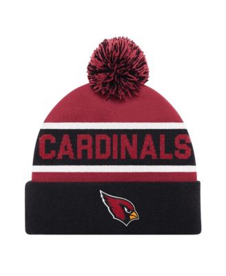 Вязаная шапка с помпоном Starter Arizona Cardinals, черная, для мужчин и женщин