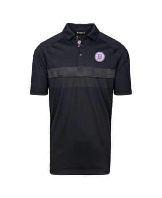 Поло LevelWear Men's Black Boston Bruins Hockey Fights Cancer Draft Day Mason