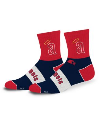 Мужские и женские носки Starter Los Angeles Angels Trifecta Throwback Mid-Crew