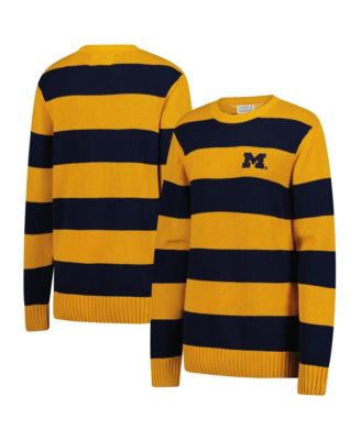 Uscape Apparel Мужская и женская трикотажная стадионная кофта Maize Michigan Wolverines Renew Knit