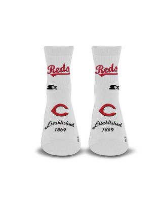 Носки Starter Cincinnati Reds White Quarter