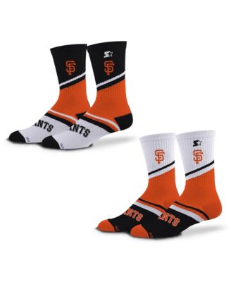 Starter Мужские и Женские носки Old School Crew Set 2 шт. Black/Orange San Francisco Giants