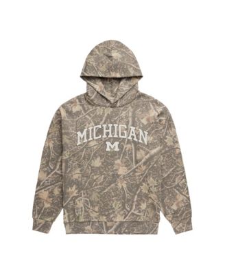 Uscape Apparel Men's Camo Michigan Wolverines Back Bay Fleece Hoodie