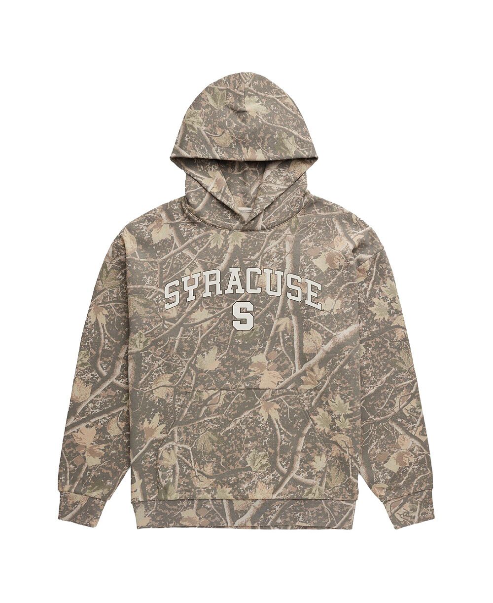 Uscape Apparel Мужское флисовое худи Syracuse Orange Back Bay Camo