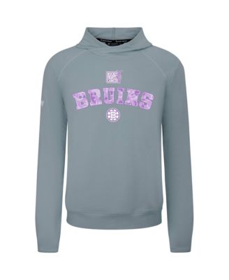 Мужское худи LevelWear Gray Boston Bruins Hockey Fights Cancer Mandate Tri-Blend