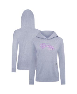 LevelWear Women's Heather Gray Boston Bruins Hockey Fights Cancer Relay Pullover Hoodie