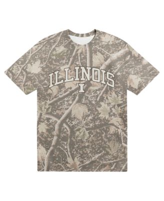 Uscape Apparel Men's Camo Illinois Fighting Illini Back Bay Heavyweight T-Shirt