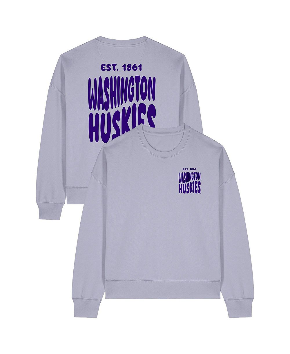 Uscape Apparel Women's Purple Washington Huskies Cloud Sweatshirt
