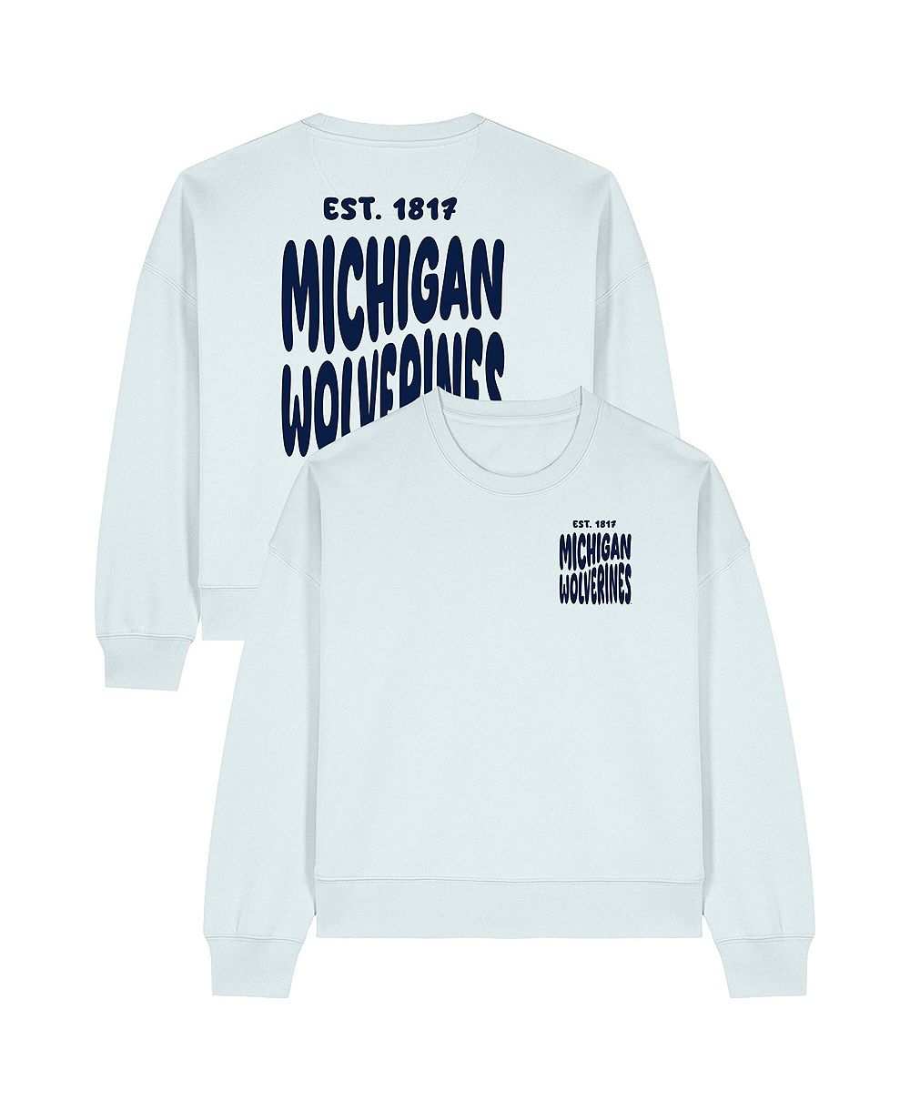 Uscape Apparel Женский свитшот Michigan Wolverines Light Blue