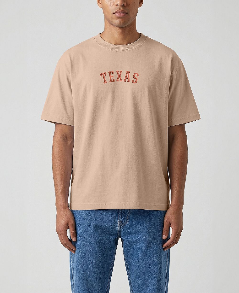 Uscape Apparel Мужская винтажная футболка с вышивкой Texas Longhorns