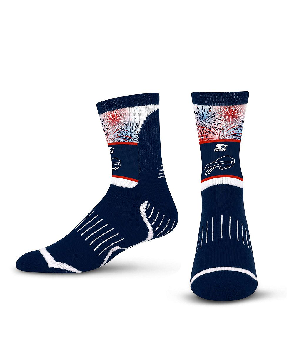 Starter Men's and Women's Navy Buffalo Bills Americana Fireworks Quarter-Length Socks