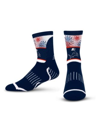 Мужские и женские носки Starter Detroit Lions Americana Fireworks