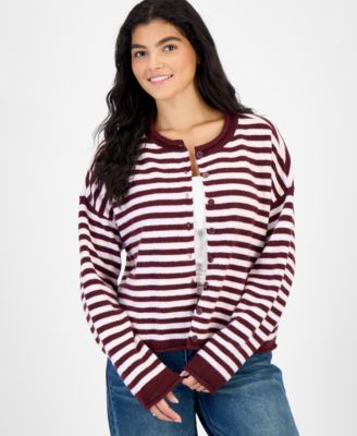 Wine/Pink Stripe