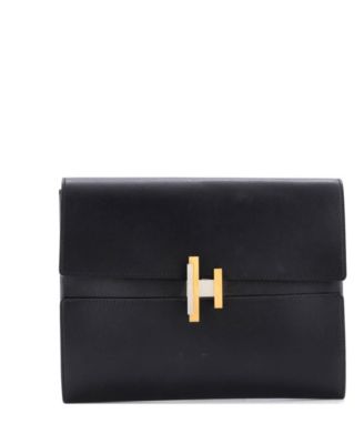 Pre-Owned HERMÉS Cinhetic Clutch Villandry Calfskin