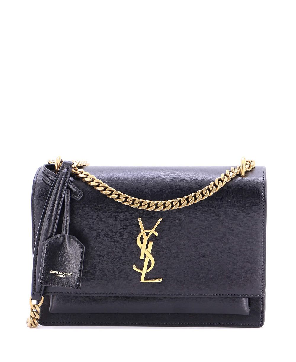 Pre-Owned Saint Laurent Medium Sunset Crossbody Bag Leather